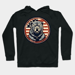 Chow Chow 4th of July Hoodie